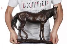 33cm Pure copper horse successful office home crafts sculpture decoration 2024 - buy cheap