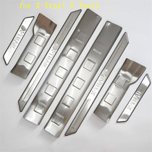 Stainless Steel Internal external Scuff Plate/Door Sill Door Sill for Nissan X-Trail X Trail 2008-2013 Car Styling 2024 - buy cheap