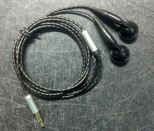DIY PK2 earphone sound good in-ear earphone fever silver plated wire with mic/without mic 2024 - buy cheap