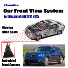 Cámara de visión frontal de coche para Nissan Infiniti 2014 2015, sin vista trasera, cámara de aparcamiento de respaldo, HD, CCD, visión nocturna 2024 - compra barato