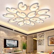 Flower aluminum acrylic LED ceiling lamp home living room bedroom study lamps commercial LED Ceiling light 110-240V 2024 - buy cheap