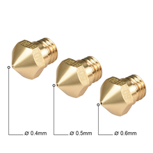 1PC MK10 Brass Nozzle M7 Thread Nozzle 0.2/0.3/ 0.4/0.5/0.6/0.8mm For 1.75mm Filament Hotend MK10 Extruder 3D Printer Parts 2024 - buy cheap