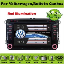 2 Din 7 Inch Car DVD Player For VW Passat JATTA POLOGOLF Skoda Seat With Canbus 3G USB Host GPS 1080P BT IPOD TV Radio WIFI Map 2024 - купить недорого