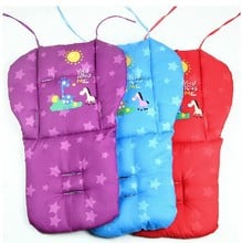 2015 baby stroller cushion cartoon images trolleys cushion seat warm waterproof thick material baby stroller accessories 2024 - buy cheap