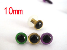 10mm 60pcs(30pairs) / lot eyes for amigurumi dolls/stuffed animals dolls--green/gold and purple 2024 - buy cheap