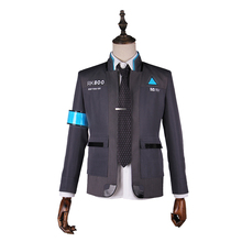 JAYANPOO-traje de uniforme ajustado para Cosplay, traje nuevo del juego Detroit Become Human Connor RK800, accesorios para Halloween 2024 - compra barato