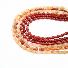 8X12mm agates natural onyx vase red beads suitable for DIY creative jewelry beads spacer beads free shipping 2024 - buy cheap