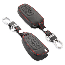 New high quality car remote key leather cover for Audi A4 A6 RS4,A5 A7 A8 S5 RS5 8T,Q5 Q3 S6 A3 A1, car accessories 2024 - buy cheap