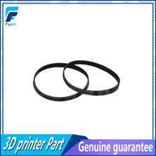 Cinto de impressora 3D closed loop borracha correia dentada GT2 200-2GT-6 comprimento 110/112/200mm/280mm /400/610/852/largura 6mm 2024 - compre barato