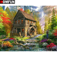 HOMFUN Full Square/Round Drill 5D DIY Diamond Painting "landscape" Embroidery Cross Stitch 5D Home A08204 2024 - buy cheap