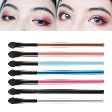 1Pc New Portable Eye Shadow Eyeliner Eyebrow Lip Brush Eyeshadow Sponge Brush Stick Applicator Eyes Makeup Cosmetic Tool Sponge 2024 - buy cheap