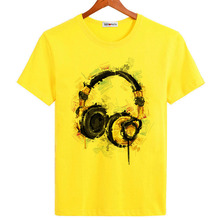 bgtomato brand new earphone guitar fashion t shirts men's hot sale summer cool originality art shirts 2024 - buy cheap