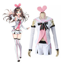 Virtual Youtuber A.I.Channel Kizuna AI Cosplay Costume Super AI Role Play Full Set Suit Tops Shorts 2024 - buy cheap