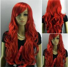 YU#select Style and colour hot sell Fastshipping USPS to USA New Long Wavy women Cosplay Wig s2460 2024 - buy cheap