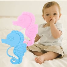 Silicone Seahorse Baby Teether Food Grade Soft Silicone Teethers Infant Dental Care Teething Bites Toys For Baby 2024 - buy cheap