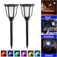 Colorful Solar Landscape lights Dusk To Dawn Halloween decor Waterproof light garden Path Novelty Lights 2024 - buy cheap