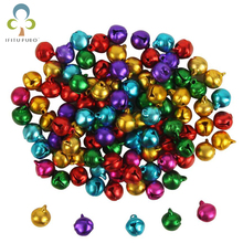 100PCS Mixed Color Jingle Bells Aluminum Loose Beads Small DIY Craft For Festival Party Christmas Tree Decorations GYH 2024 - buy cheap