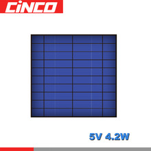 Painel solar poli painel, 5v, 4.5w, 840ma, 4.2 watts, silicone monocristalino, faça você mesmo, módulo de carga de bateria, brinquedo de célula solar 2024 - compre barato