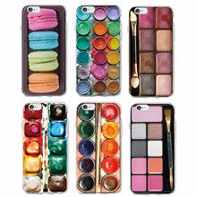 Цветной набор акварельных красок палитра Макарон Макияж Мягкий чехол для телефона Чехлы для iPhone 12 11 Pro 6 6S 7 7Plus 8 8Plus X XS Max 2024 - купить недорого