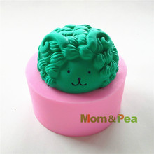 Mom & guisante 0524 envío gratis molde de silicona con forma de oveja para decoración de pasteles Fondant Cake 3D molde de silicona de calidad alimentaria 2024 - compra barato