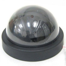 Newly Simulated Security Camera Fake Dome Dummy Camera with Flash LED Light DC128 2024 - buy cheap
