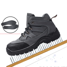 Unisex Outdoor Steel Toe Cap Work Boots Construction Breathable Non-slip Safety Shoes Non-slip Tactical Boots Men's Sneakers 2024 - buy cheap