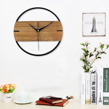 12 inch 3D Silent Vintage Wall Clock Simple Modern Design Wooden Clocks for Bedroom Stickers Wood Wall Watch Home Decor 2024 - buy cheap
