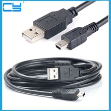 Мини USB кабель для быстрой передачи данных для MP3 MP4 плеера автомобиля DVR камеры Mini USB 2024 - купить недорого