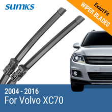 SUMKS Wiper Blades for Volvo XC70 24"&22"/26"&20" Fit Pinch Type / Push Button Arms 2004 - 2016 2024 - buy cheap