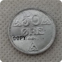 COPY REPLICA 1945 Norway 50 Ore COIN COPY  2024 - buy cheap