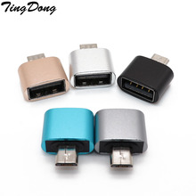 Адаптер Micro USB OTG к USB для Samsung, Xiaomi, Huawei, конвертер для камеры, планшета, адаптер Micro USB Male OTG к USB Female 2024 - купить недорого