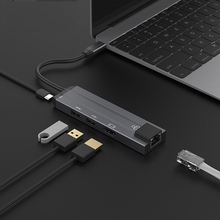 Adaptador usb tipo c aixxco para hdmi, hub thunderthunderbolt 3 para macbook samsung dex galaxy s10/s9 embutido 2024 - compre barato