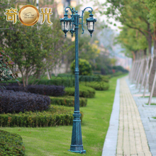 3 heads Europe garden lights outdoor street lamp garden lawn lamp lighting 205CM Aluminum waterproof AC 100-240V 2024 - buy cheap