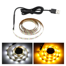 5M LED Ribbon Tape Strip light SMD2835 Non Waterproof powered by USB Warm TV Screen Background Showcase lighting home decoration 2024 - buy cheap