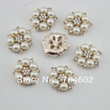 Hot Sale New Products 25mm rhinestone button Bling diamond Alloy Metal Buttons Flat Back korean hair accessory 20pcs/lot bt07 2024 - buy cheap