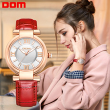 DOM women watches luxury brand waterproof style quartz leather watches dress women fashion watch 2018 reloj watch clock G-1688 2024 - buy cheap