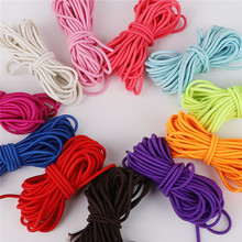 2.5mm Colorful High Quality 5M Round Elastic Band Round Elastic Rope Rubber Band For Clothing Jacket DIY Sewing Accessories 2024 - buy cheap