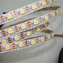 Sk6812 cor branca endereçável 4m 60 leds/m dc5v led pixel strip, não-impermeável, com 60 pixels/m; pwb branco 2024 - compre barato