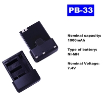 7.4V 1000mAh LI-ION Radio Battery PB-33 For Kenwood Walkie Talkie TK-208/308 TH-22AT/42AT/79A Two Way Radio 2024 - buy cheap