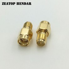 1000Pcs Brass Gold Plated SMA Male Jack to RP-SMA Female Plug Straight RF Coaxial Coax Adapter Connector 2024 - buy cheap