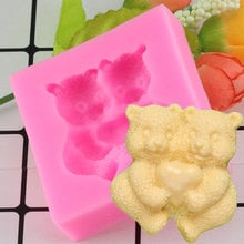 Mujiang Bear Silicone Molds Cake Bakeware Mold 3D Chocolate Mould DIY Jelly Candy Pastry Biscuit Moulds Craft Soap Candle Tool 2024 - buy cheap