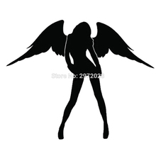 Newest Angel And Evil Sexy Girl Car Creative Accessory Decal Cartoon Car Reflective Sticker Body Decal Creative Pattern Vinyl 2024 - buy cheap