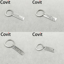 Car Keychain Letter Drive Safe I need you here with me Trucker Key ring Gift For Husband Boyfriend Handsame Men WomenBag Pendant 2024 - buy cheap