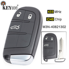 KEYECU 433MHz ID46 Chip M3N-40821302 Replacement 3 Button Smart Remote Key Fob for Jeep Grand Cherokee 2013 2014 2015 2024 - buy cheap
