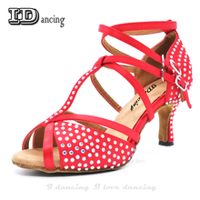 Ballroom Shoes Girls Square Dance Shoes For Women Latino  Salas Latin Dancing Shoes Samba Heels Wedding Shoe JuseDanc 2024 - buy cheap
