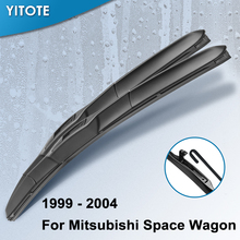 YITOTE Hybrid Wiper Blades for Mitsubishi Space Wagon Fit Hook Arms 1999 2000 2001 2002 2003 2004 2024 - buy cheap