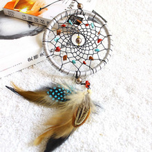 Indian Style Dream Catcher Feathers Core Bead Chimes Handmade Dreamer Decor Dream Catcher for Home Wall Hanging Car Home Decorat 2024 - buy cheap