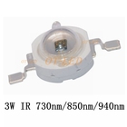 10 peças 50 peças 100 peças vermelho infravermelho nm nm 940nm 3w chip led de alta potência ir 940nm 850nm 730nm emissor de led para câmera noturna - compare preços