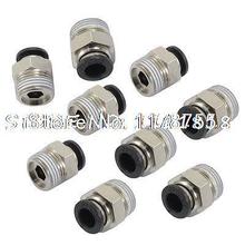9 x Straight Quick Connectors Pneumatic Fittings 8mm x 3/8" PT Male Thread 2024 - buy cheap