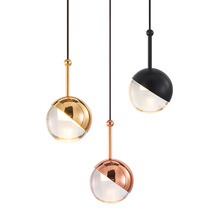 Seeddesign DORA Glass Pendant Lights Nordic LED Hanging Lamp for Dining Room Modern Luminaire Home Loft Industrial Decor E27 2024 - buy cheap